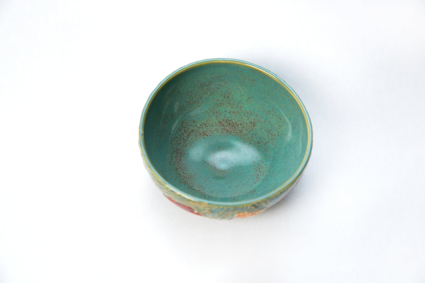 Salsa Bowl w/Carved Chilis