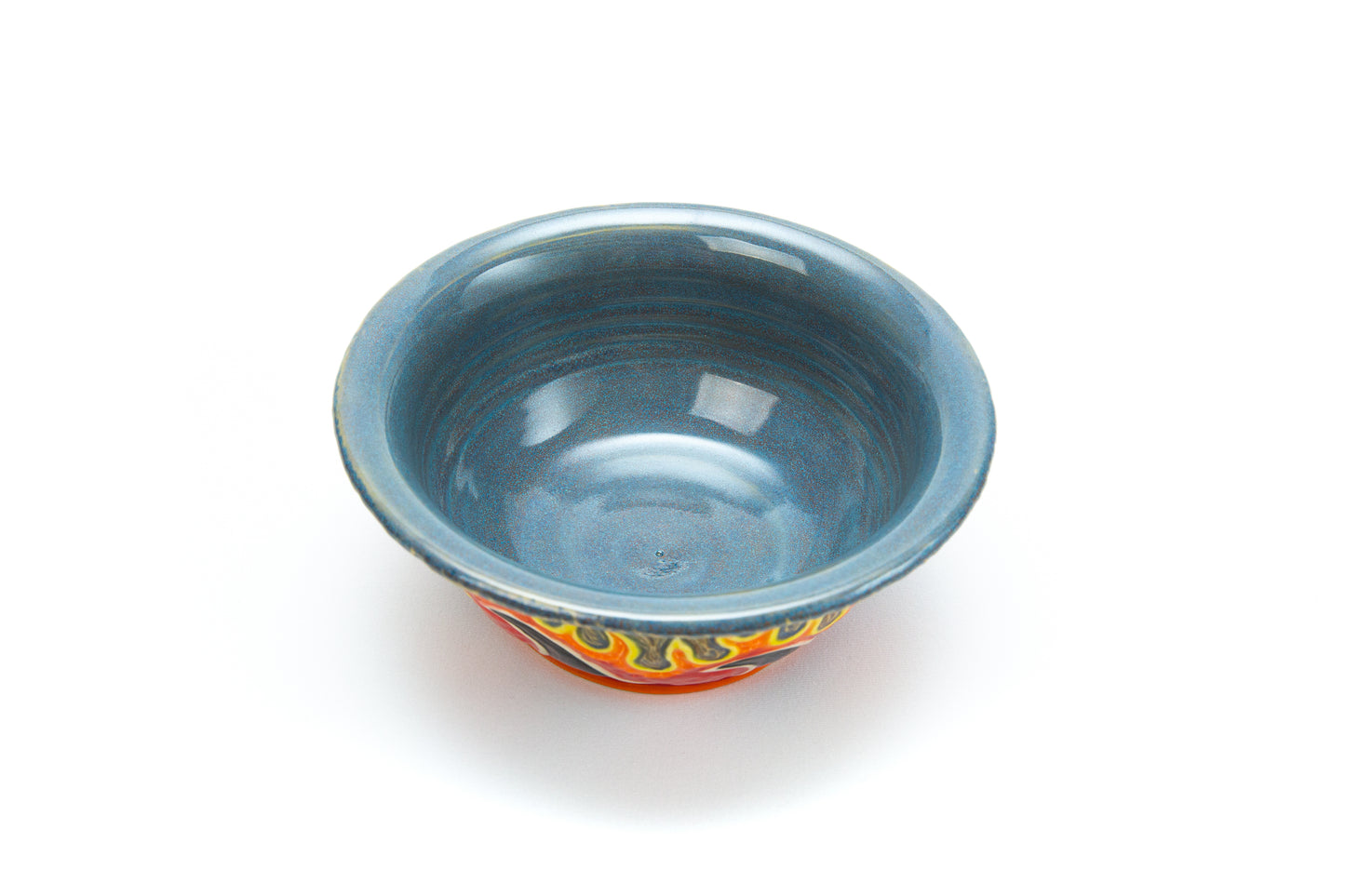 Chili Bowl with Flames and Waves